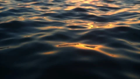 Reflection of sunlight over sea surface Stock Footage 241716345