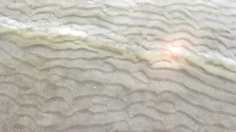 Reflection of sunlight on the sea water surface,Slow motion Video stock 231016426