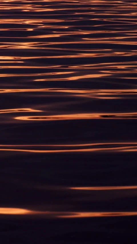 The reflection of sunlight on the surface of the lake at dusk at sunset. Stock Footage 276877073