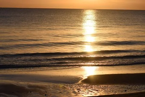 Reflection of Sunrise Stock Photos