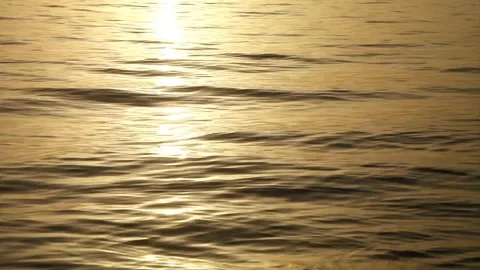 Reflection of the sunset over the sea Stock Footage 127001719