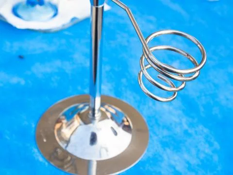 Reflection support for ice cream Stock Photos