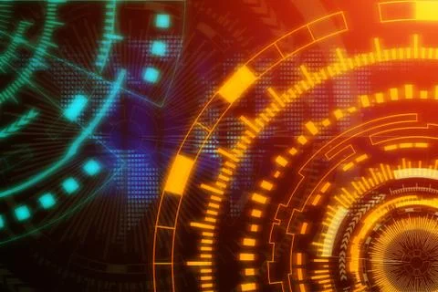 Reflection of tower cranes building construction on building mirror. Abstract Stock Photos