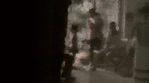 Reflection of a waiting room Video stock 41580139