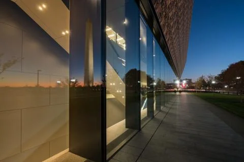 Reflection of Washington Monument Stock Photos