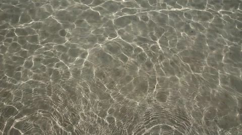 Reflection water of the beach Stock Footage 47634470