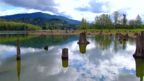 The Reflection of the Water Video stock 160008368