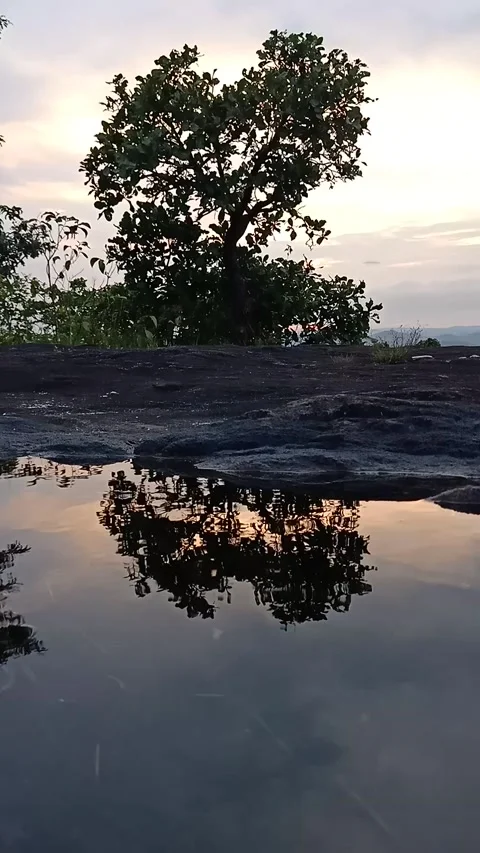 Reflection on water Stock Footage 163606074