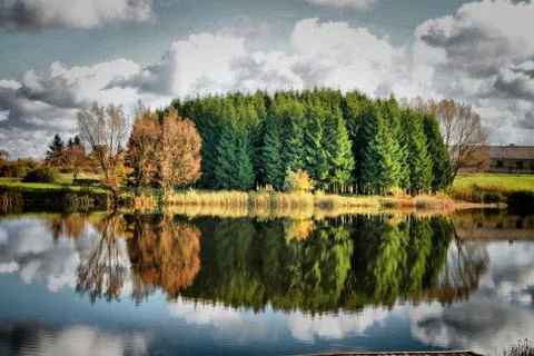 Reflection in Water Stock Photos