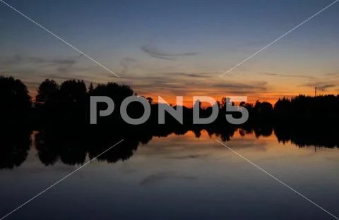 Reflection in water Stock Photos