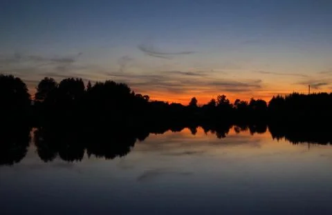 Reflection in water Stock Photos