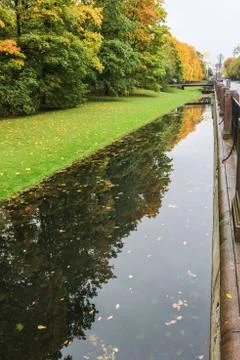 Reflection in water. 库存照片