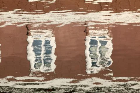 Reflection on water 库存照片