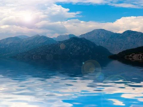 Reflection in the water Stock Photos