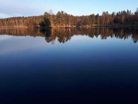 Reflection on the water Stock-Fotos