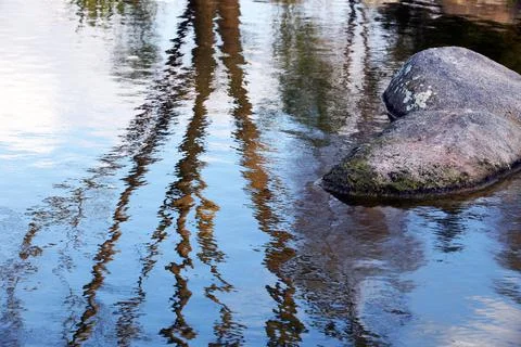Reflection on water Stock Photos