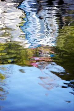 Reflection on water Stock Photos