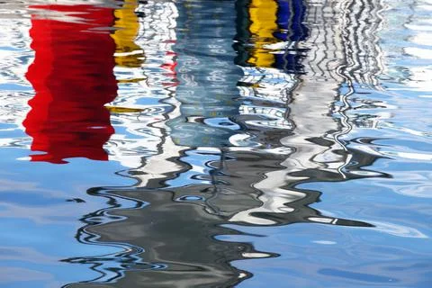 Reflection on water Stock Photos