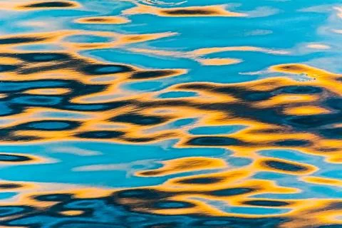 Reflection in water ripples Stock Photos