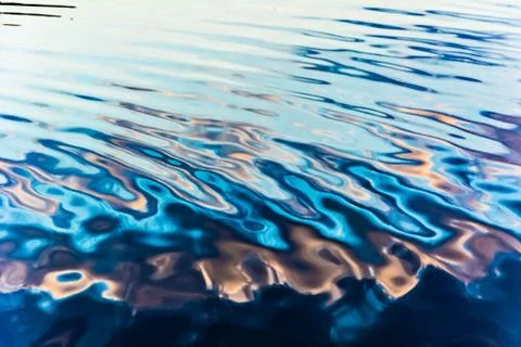 Reflection in water ripples Stock Photos