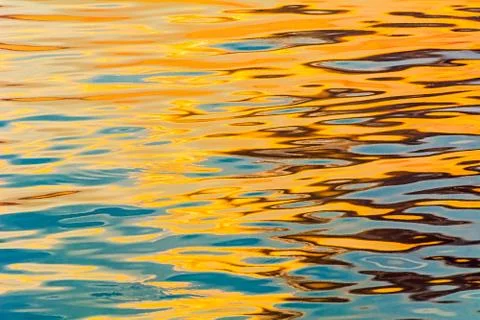 Reflection in water ripples Stock Photos