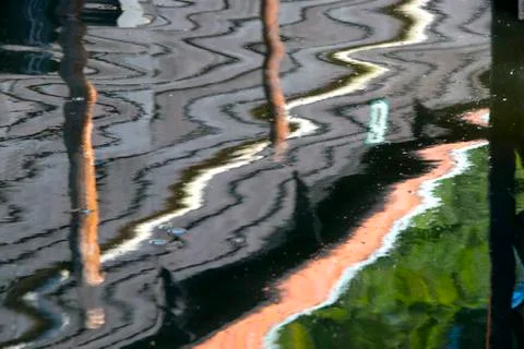 Reflection on water surface Фото