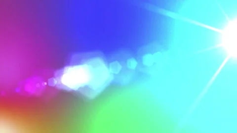 Reflection of white light in the rainbow background on the right 库存影片 314969499
