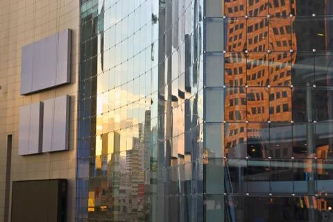 Reflection of window glass Foto stock