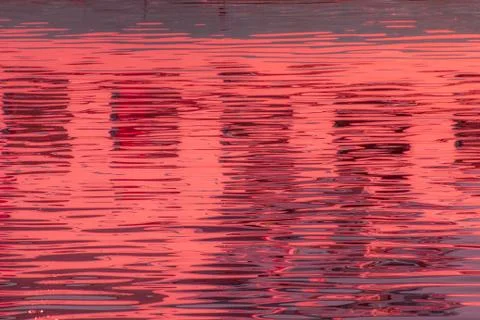Reflection of windows in the water Stock Photos