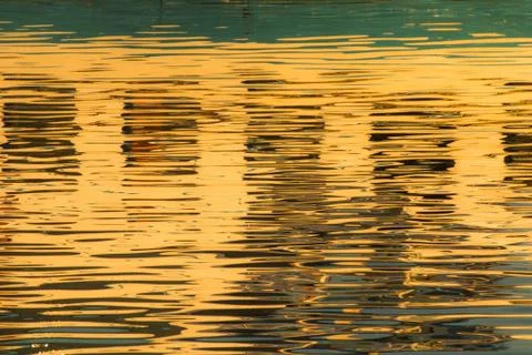 Reflection of windows in the water Stock Photos