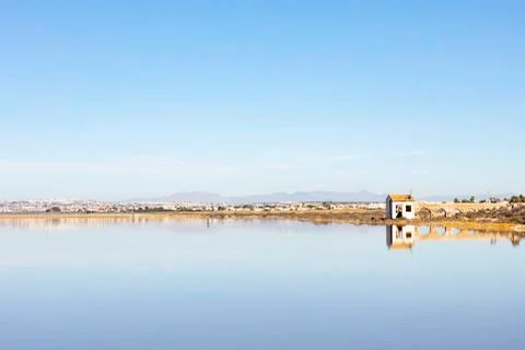Reflections of an aqueduct Stock Photos