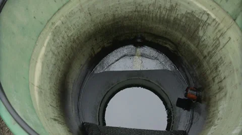 Reflections in barrels of used oil Stock Footage 33400887