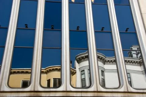 Reflections of the City Stock Photos