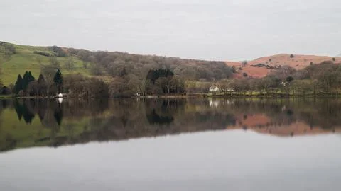 Reflections on Coniston Water Stock Photos