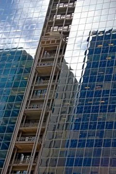 Reflections in the Glass Stock Photos