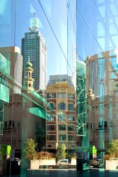 Reflections in the Glass Stock Photos