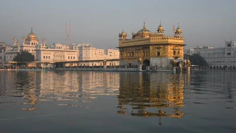 Reflections of a Golden temple Stock Footage 137416822