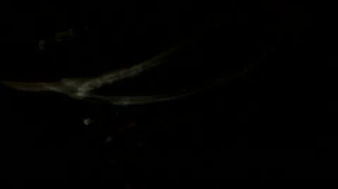 Reflections from the headlights. Stock Footage 12749286