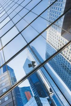Reflections of La Defense Stock Photos