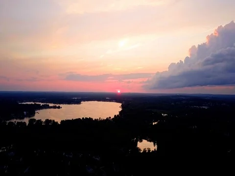 Reflections on a Lake Stock Footage 78141077