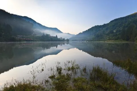 Reflections on the lake Stock Photos