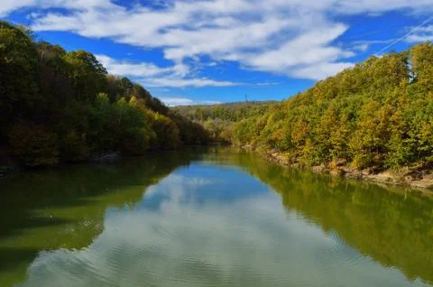 Reflections on the lake Stock Photos