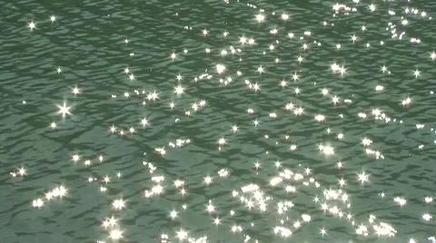Reflections of light on the surface of lake Achensee, Austria. Stock Footage 42773131