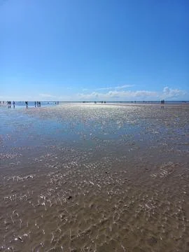 Reflections at Low Tide Stock Photos