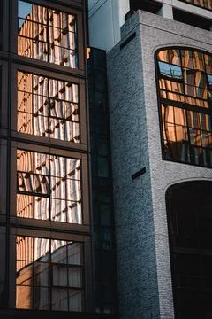Reflections on Modern Architecture Stock Photos