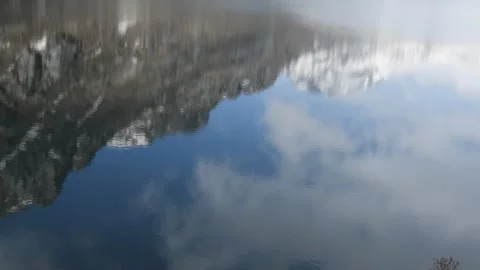 Reflections in a mountain Lake 스톡 동영상 248476405