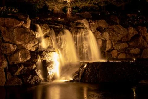 Reflections at Night Stock Photos