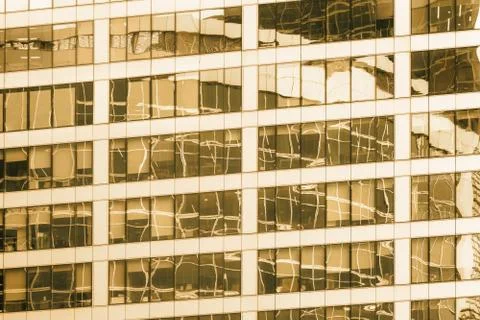 Reflections in office building Fotos de archivo