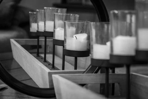 Reflections from one side Stock Photos