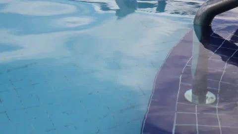 Reflections in the Pool Stock Footage 9691082